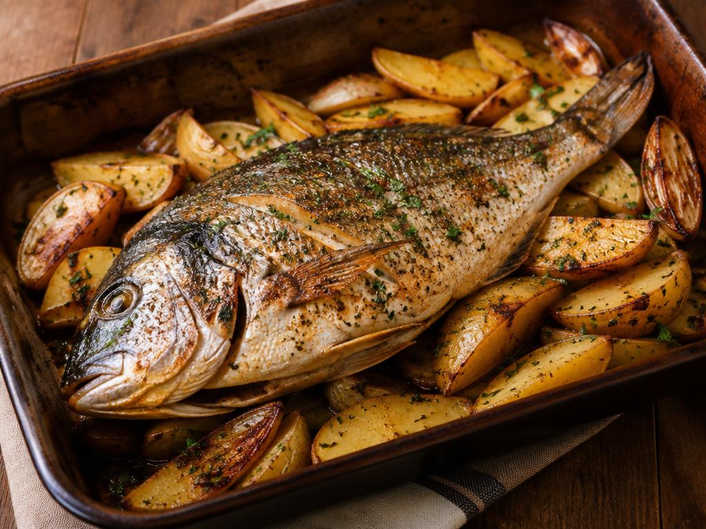 Dorada al horno