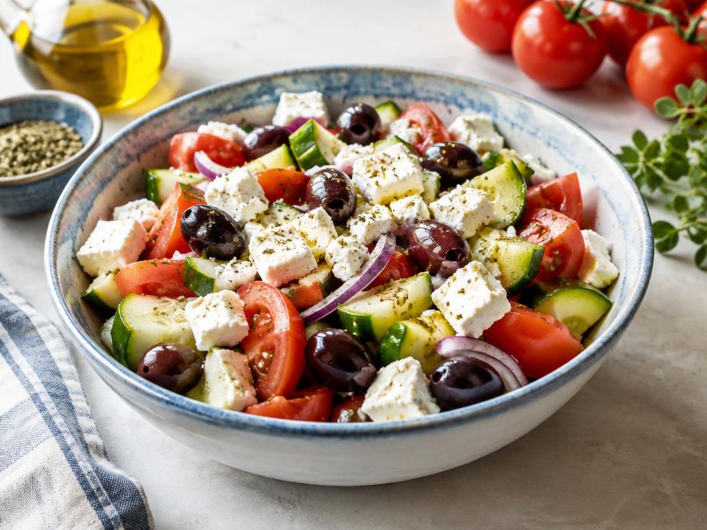 Ensalada mediterránea de la casa